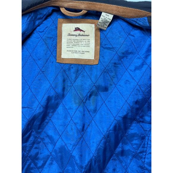 Tommy Bahama Men's Black Full Zip Lightweight Jacket - Size M - Picture 5 of 7